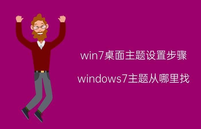 win7桌面主题设置步骤 windows7主题从哪里找？